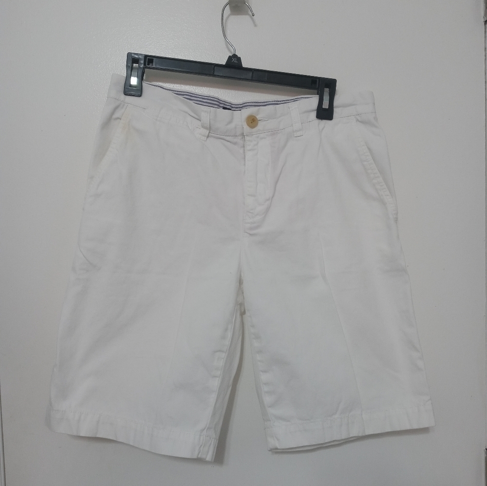 Tommy Hilfiger Academy Classic Fit Women's White Bermuda shorts 30